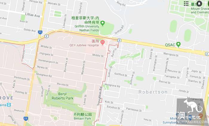 Brisbane students went through a moment of shock, standing in the yard with a kitchen knife