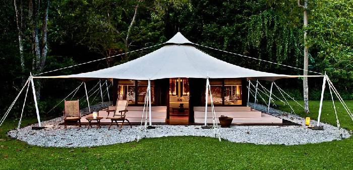 There is a kind of trip called wild luxury, there is a kind of hotel called Glamping
