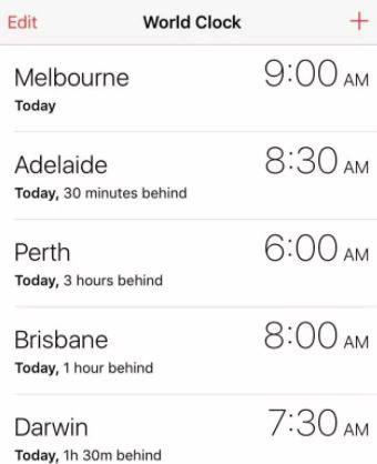 Australian daylight saving time will end on April 5,2020, and the time difference between Melbourne, Sydney and China will drop to 2 hours